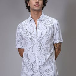 Banana Club Men Classic Opaque Printed Casual Shirt-image-84