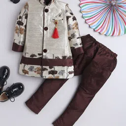 BAESD Boys Embroidered Sherwani Set-32