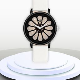 DOUBLERUN Women Dial & Leather Bracelet Style Straps Analogue Multi Function Watch H05NNMT-606-image-90