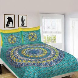 E Elma Unisex Blue Bedsheets-image-96