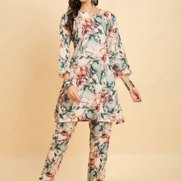 Anouk Rustic Women Printed Regular Kurta with Trousers-24