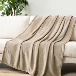 Myntra Elegant Homes Cream-Coloured AC Room 300 GSM Single Bed Blanket-image-11