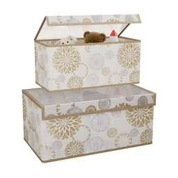 Aura White & Beige 2 Pieces Drawer Organiser-29