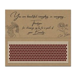 Comet Busters Bindiful Set Of 5 Beautiful Traditional Round Bindi - Maroon image 3