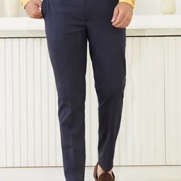 MR BUTTON Men Striped Tailored Trousers-image-94