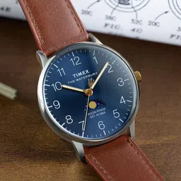 Timex Men Dial & Leather Straps Analogue Watch TW2W75600UJ-picture-20