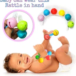 mini gifts Non Toxic Colorful Set of 5 Pcs Mix & Attractive Rattles & 4 Pcs Duck ChuChu Rattle image 5