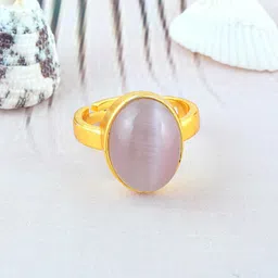 Missmister Gold-Plated Quartz Studded Finger Ring-image-13