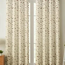 RIDHAAN Unisex Cream Curtains and Sheers-11