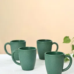 eha Green 4 Pieces Microwave Safe Coffee Mug 300ML-image-37