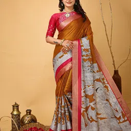 LeeliPeeri Designer Checked Zari Saree-picture-39
