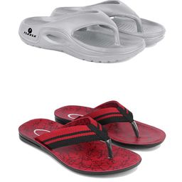 DRACKFOOT Men Set Of 2 Thong Flip-Flops-image-13