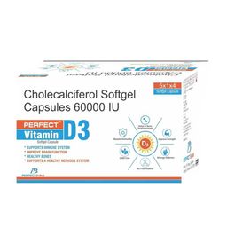 PERFECT Vitamin D3 Softgel Capsule - 100 Softgel Capsules-72