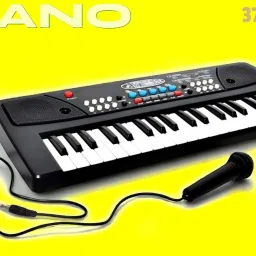 37-Key Musical Piano Keyboard with Microphone 430A1 Song Record Feaure_L666-image-84
