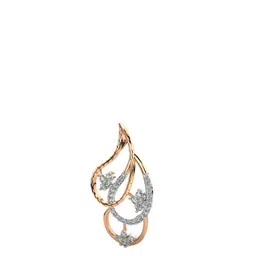 VALANOVA Women 18 Kt Rose Gold Lab Grown Diamond Pendant 2.32 gm-image-40