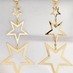 SUNBURST Contemporary Drop Earrings-14