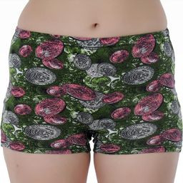 Womens Cotton Printed Mid Rise Boy Short Panty - SN3866-image-88