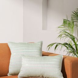 India Circus by Krsnaa Mehta Off White Embellished Rectangle Cushion Covers-image-87