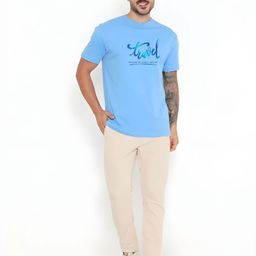 SZN Men Typography Printed Round Neck Cotton T-shirt-picture-34