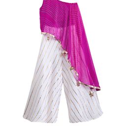 Hopscotch Girls Pink Organic Cotton Kurta Sets-picture-46