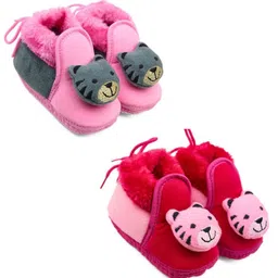 NESKA MODA Unisex Kids Cotton Booties-43