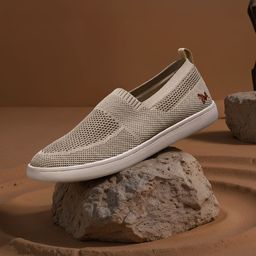 NEEMANS Men Casual Ease Slip-On Knit Loafers-image-2