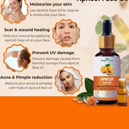 Nature Glow Herbal Set Of 3 Jojoba With Argan & Apricot Facial Oil- 15 ml Each image 3