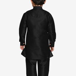 Pehanaava Boys Regular Thread Work Kurta with Pyjamas image 4