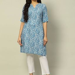 Rangriti Women Printed Chikankari Kurta-picture-40