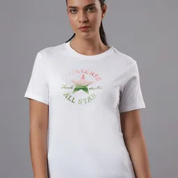 Converse Women Typography Printed Cotton T-shirt-image-99
