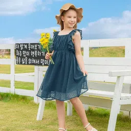 R Cube Georgette Fit & Flare Midi Dress-16