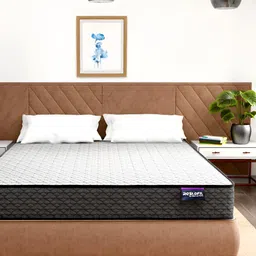 Restofit White & Grey Tufted Orthopedic Dual Comfort King Size Mattress-18