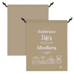 Kuber Industries Brown & White 2 Pieces Printed Regular Multi-Utility Organisers image 4