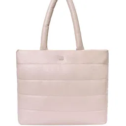 Lino Perros Oversized Structured Tote Bag with Quilted Detail image 1
