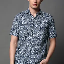 Mast & Harbour Men Relaxed Animal Printed Casual Shirt-picture-25