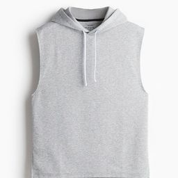 H&M Regular Fit Sleeveless Sports Hoodie With DryMove-image-97