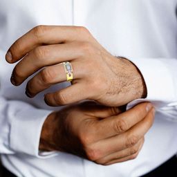 KISNA DIAMOND AND GOLD JEWELLERY Men 18KT Finger Ring Diamond 0.28 Carat-image-63