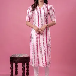 Sun Fashion And Lifestyle Women Printed Gotta Patti Kurta-image-65