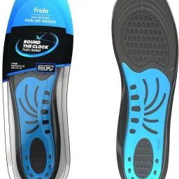Dual Gel Insoles, Extra Comfort & Support, Trim-to-fit, Made in India (8-13 UK) Foot Support-24