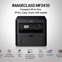 Canon imageCLASS MF241d Multi-function Monochrome Laser Printer image 2