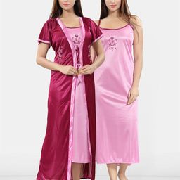 Be You Embroidered Maxi Nightdress-picture-31