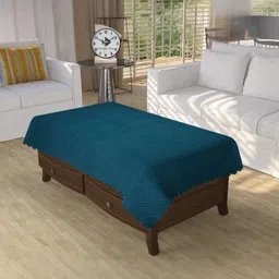 BIGGER FISH Green Cotton 4-Seater Table Cover-image-14