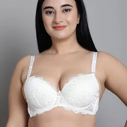 MAKCLAN Floral Bra Medium Coverage Underwired Lightly Padded-picture-16