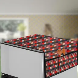 The Furnishing Tree Red Plastic Refrigerator Cover-picture-40