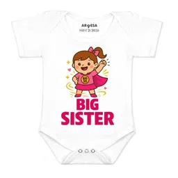 Arvesa Kids-Unisex White Cotton Rompers-picture-41