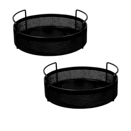 Vanity Round Metal Storaged Basket-40