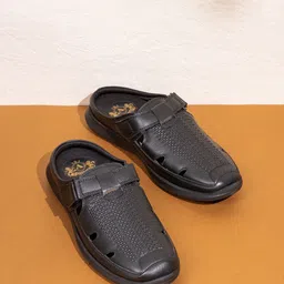 ATESBER by Inc.5 Men Leather Round Toe Comfort Sandals-image-25