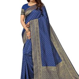 all about you Woven Design Zari Banarasi Saree-image-87