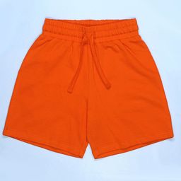 BE AWARA Kids Solid Mid-Rise Cotton Shorts-47