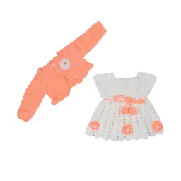 ayanfashion Peach Wool Jumper Dress-picture-12